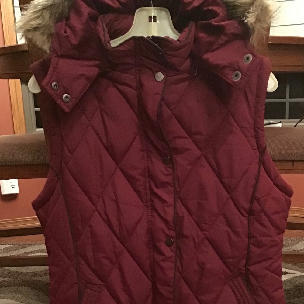 Lined ski/cold weather vest